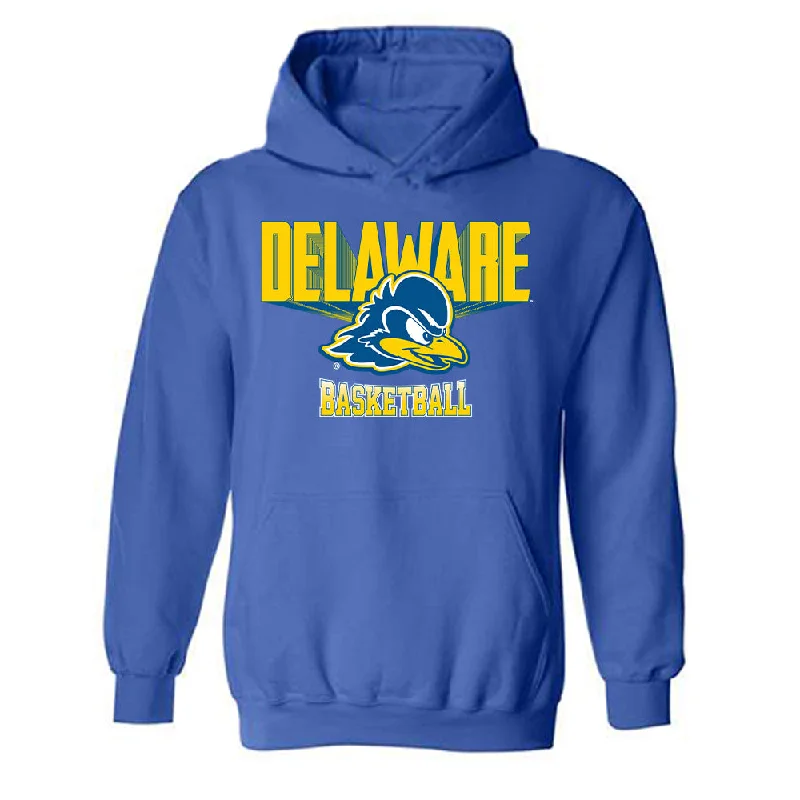 Delaware - NCAA Women's Basketball : Gianna Johnson - Classic Fashion Shersey Hooded Sweatshirt Hoodie with Ribbed Neckline Snug Warm