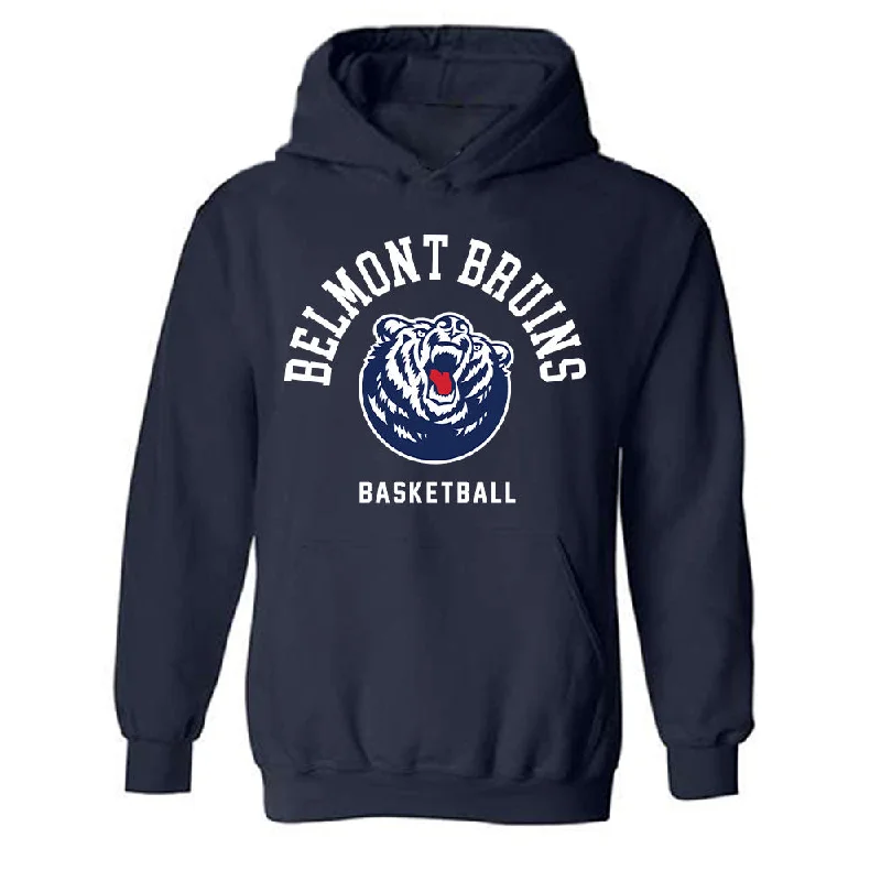 Belmont - NCAA Women's Basketball : Claire Hyde - Classic Shersey Hooded Sweatshirt Hoodie with Cuffed Sleeves Snug Secure
