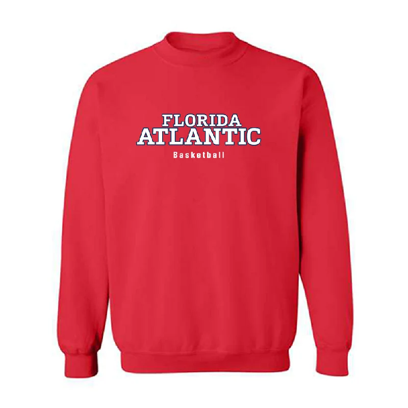 FAU - NCAA Women's Basketball : Erin Rodgers - Crewneck Sweatshirt Hoodie with Snap Buttons Easy Quick FAU - NCAA Women's Basketball : Erin Rodgers - Crewneck Sweatshirt Hoodie with Snap Buttons Easy Quick