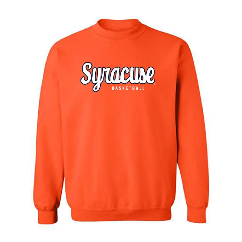 Syracuse - NCAA Women's Basketball : Saniaa Wilson - Classic Shersey Crewneck Sweatshirt Hoodie with Slit Hem Functional Movement Syracuse - NCAA Women's Basketball : Saniaa Wilson - Classic Shersey Crewneck Sweatshirt Hoodie with Slit Hem Functional Movement