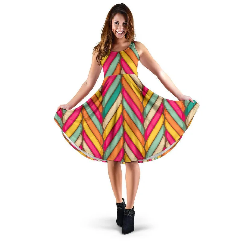 Marshmallow Pattern Print Dress Tunics Occasion special