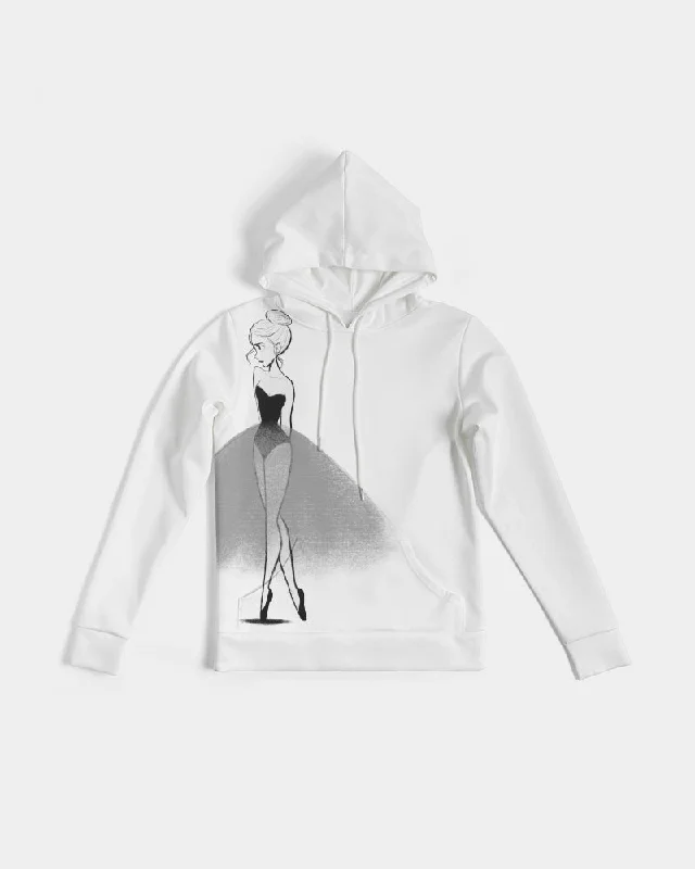 DOLLY DOODLING Ballerina Women's Hoodie Hoodie with Elastic Cuffs Stretchable Comfortable DOLLY DOODLING Ballerina Women's Hoodie Hoodie with Elastic Cuffs Stretchable Comfortable