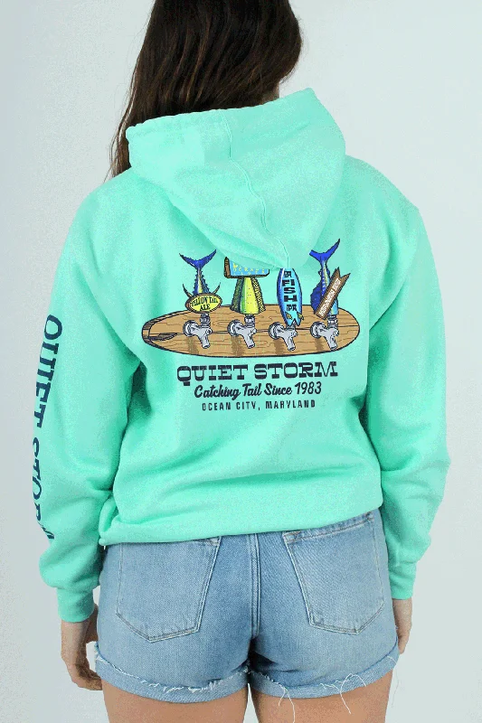 Fish Tales Hoodie Hoodie with Hem Patch Decorative Personalized