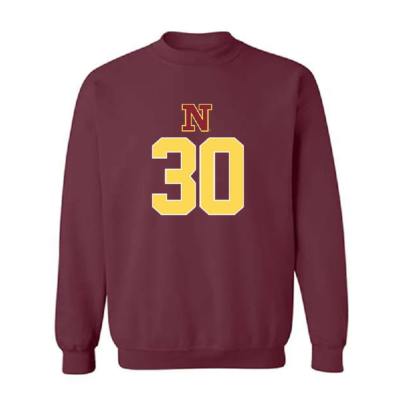 NSU - NCAA Women's Basketball : Carli Kuyper - Replica Shersey Crewneck Sweatshirt Hoodie with Ribbed Cuffs Snug Fit Comfort NSU - NCAA Women's Basketball : Carli Kuyper - Replica Shersey Crewneck Sweatshirt Hoodie with Ribbed Cuffs Snug Fit Comfort