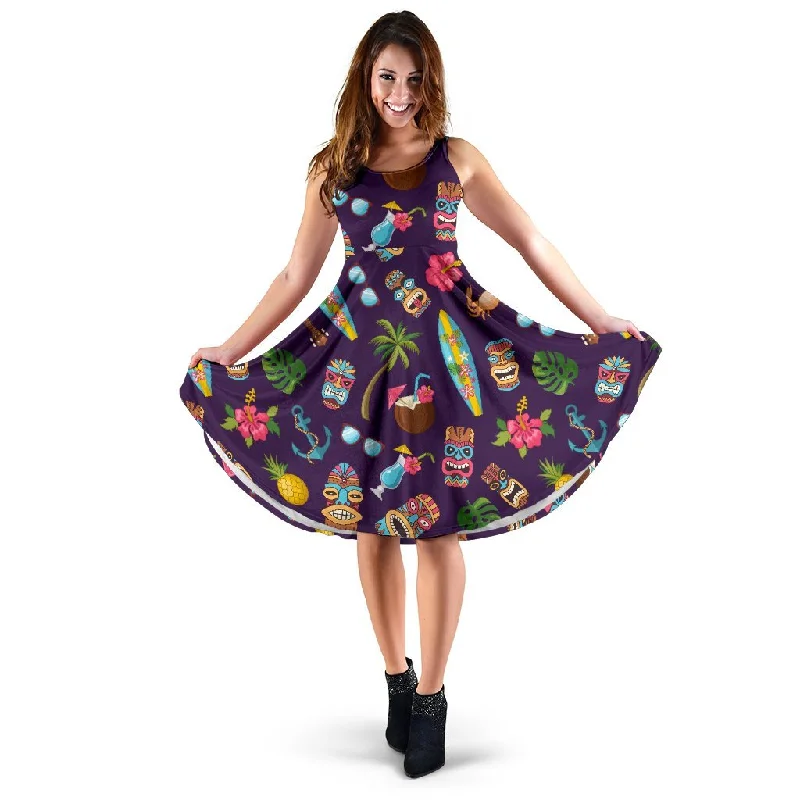 Totem Pattern Print Dress Tunics Bestseller popular
