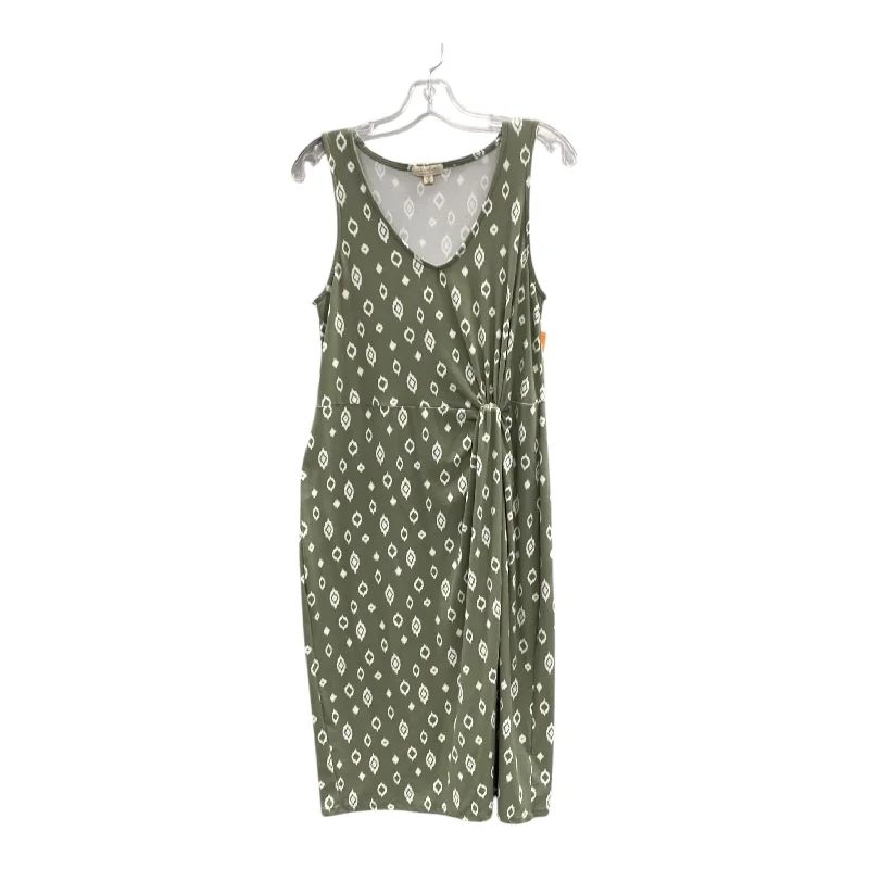 Dress Casual Midi By Ultra Flirt In Green, Size:Xl Tunics Gym athletic