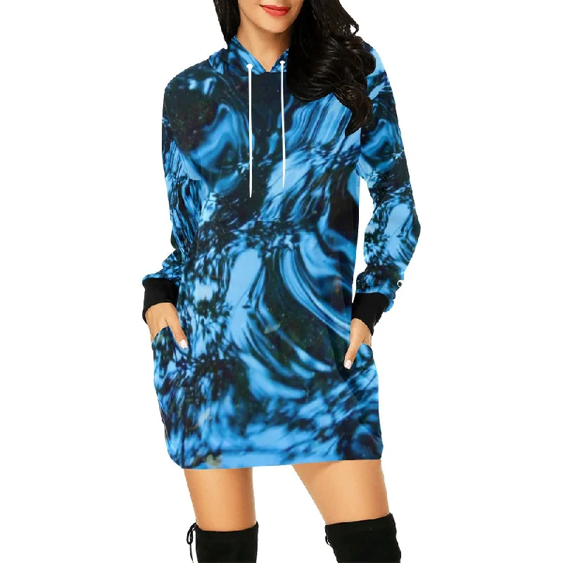Patagonia Reflected Mini Hoodie Dress Graphic Hoodie Design Print