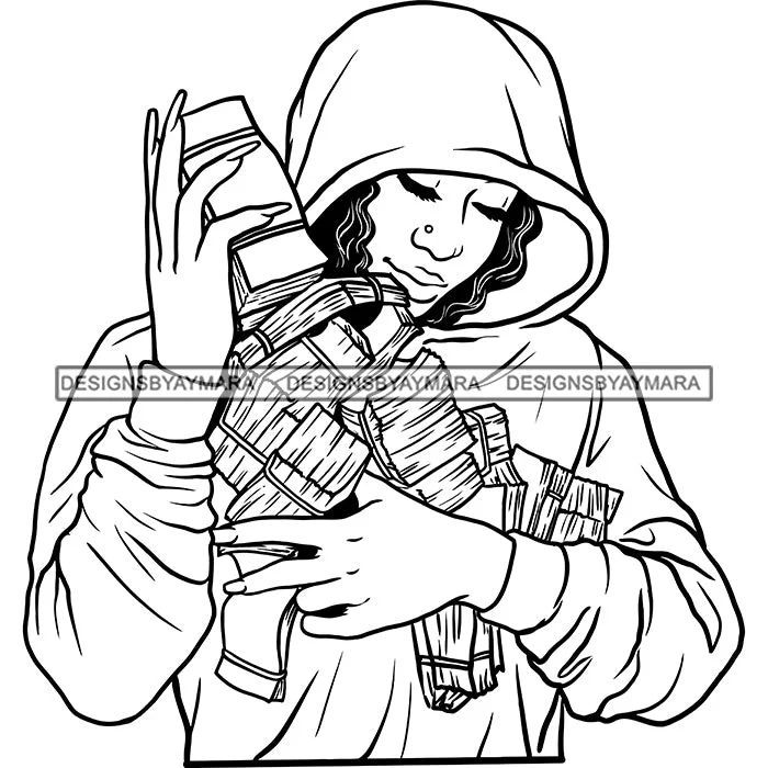 Gangsta Gangster Woman Money Stack Hoodie Badass Hustler Hustling Savage Melanin Nubian Hipster Ghetto Street Girl SVG JPG PNG Vector Clipart Cricut Silhouette Cut Cutting Graphic Hoodie Design Print Gangsta Gangster Woman Money Stack Hoodie Badass Hustler Hustling Savage Melanin Nubian Hipster Ghetto Street Girl SVG JPG PNG Vector Clipart Cricut Silhouette Cut Cutting Graphic Hoodie Design Print