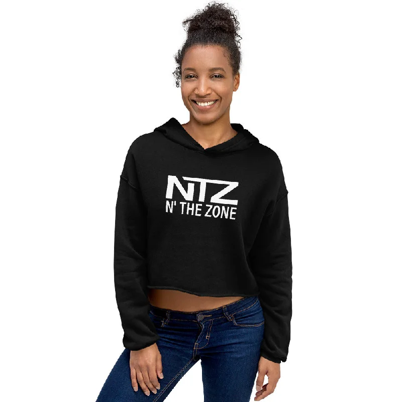 Women's NTZ Crop Hoodie Hoodie with Pattern Geometric Abstract
