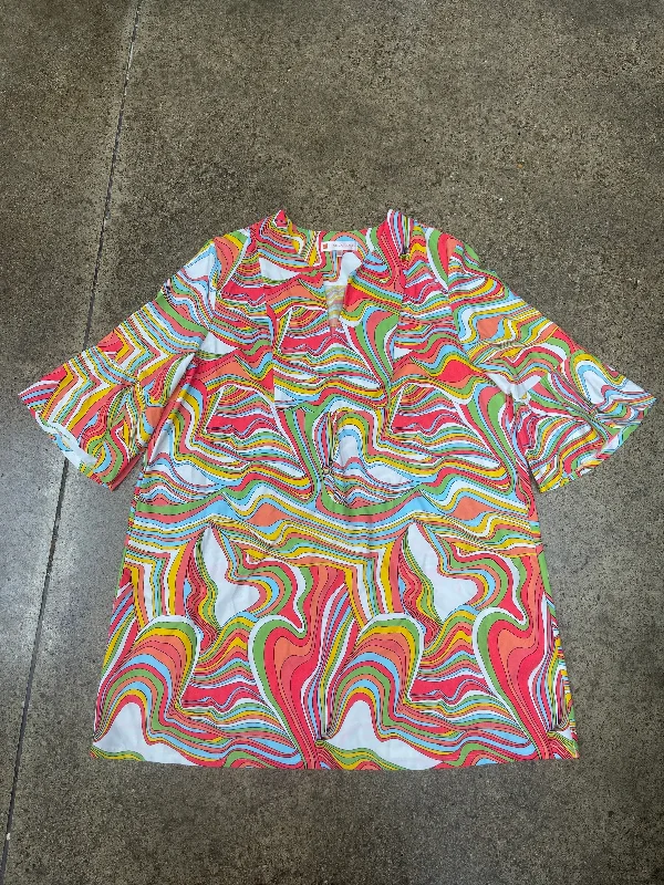 Dress Casual Short By Jude Connally In Multi, Size:Xl Tunics Silk luxurious