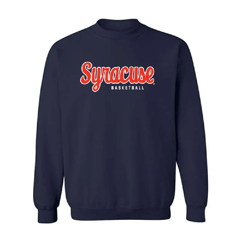 Syracuse - NCAA Women's Basketball : Keira Scott - Classic Shersey Crewneck Sweatshirt Hoodie with Exposed Zipper Edgy Industrial Syracuse - NCAA Women's Basketball : Keira Scott - Classic Shersey Crewneck Sweatshirt Hoodie with Exposed Zipper Edgy Industrial