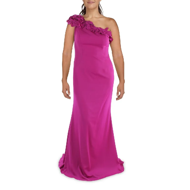 Rene Ruiz Collection Womens Ruffled  Evening Dress Tunics Prom sequined