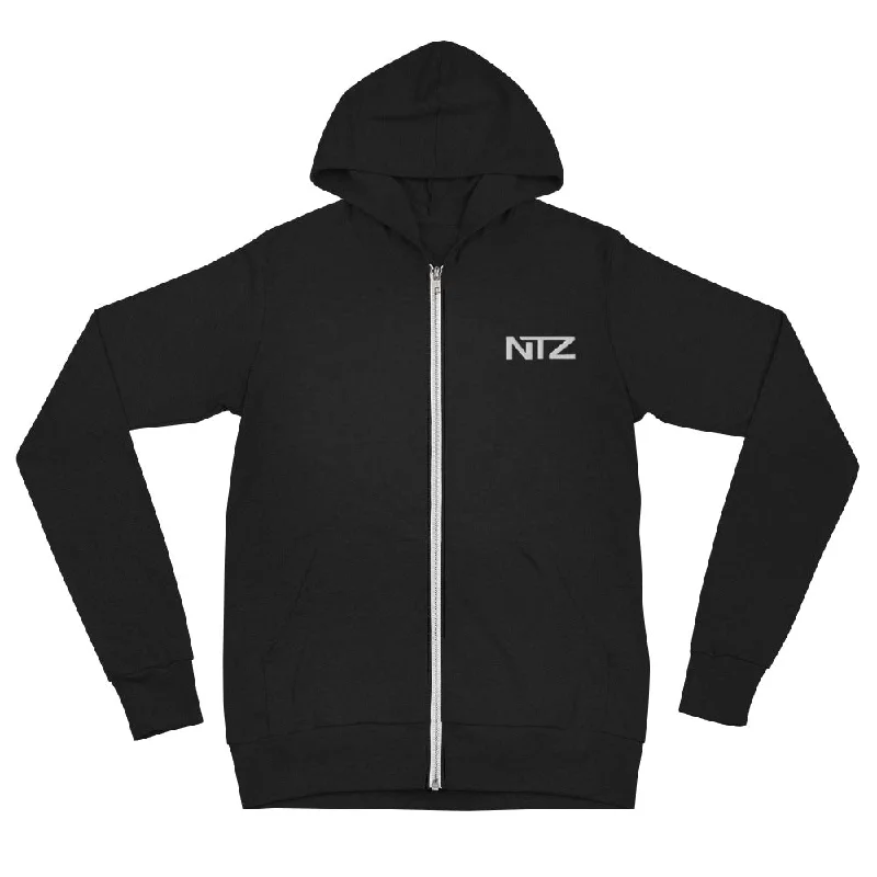 NTZ LT Zipper Hoodie Hoodie with Patch Decorative Personalized