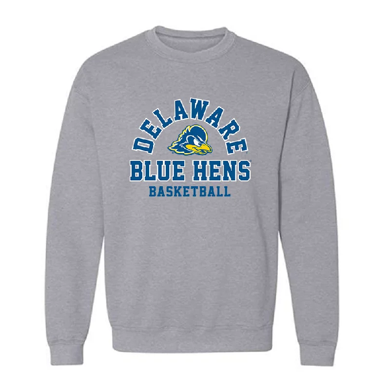 Delaware - NCAA Women's Basketball : Ande'a Cherisier - Classic Shersey Crewneck Sweatshirt Hoodie with Hem Contrast Bold Stylish Delaware - NCAA Women's Basketball : Ande'a Cherisier - Classic Shersey Crewneck Sweatshirt Hoodie with Hem Contrast Bold Stylish