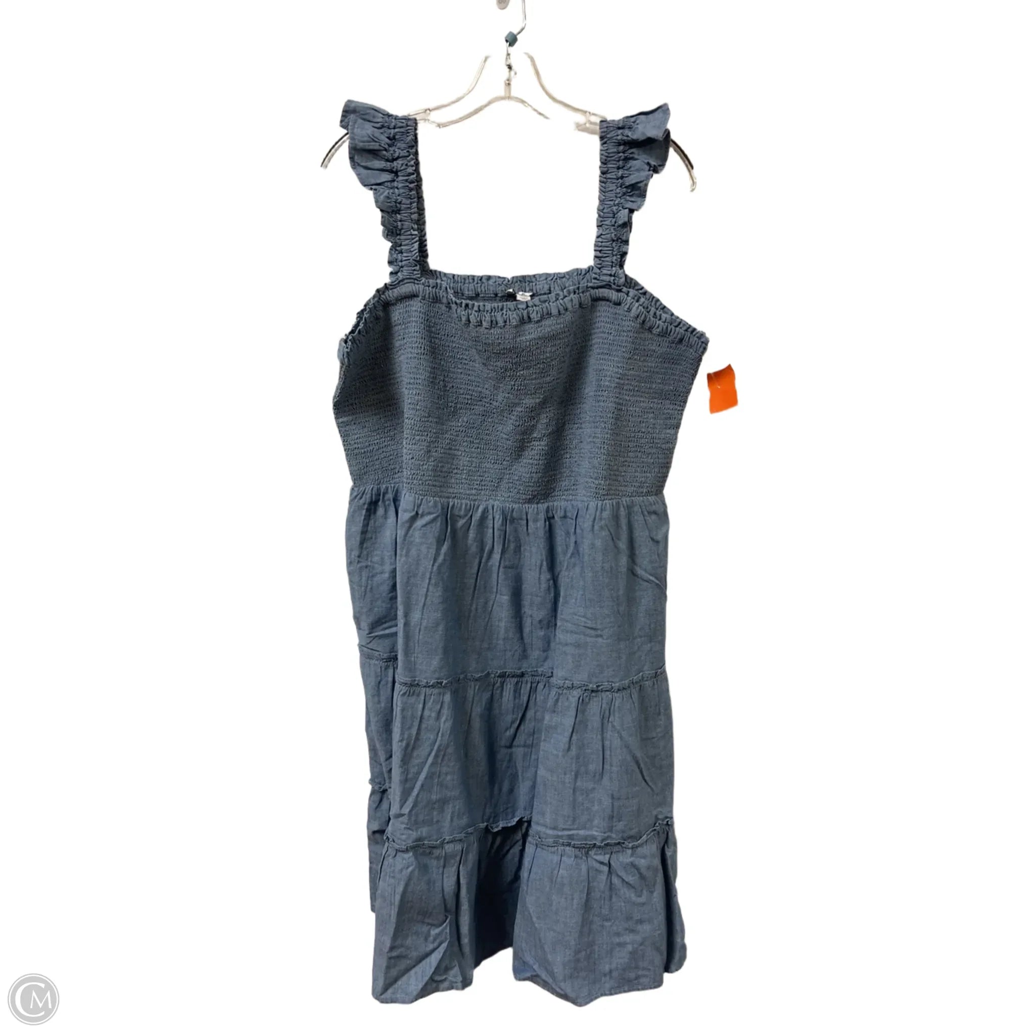 Dress Casual Short By J. Crew In Blue Denim, Size: 2x Elegant Long Evening