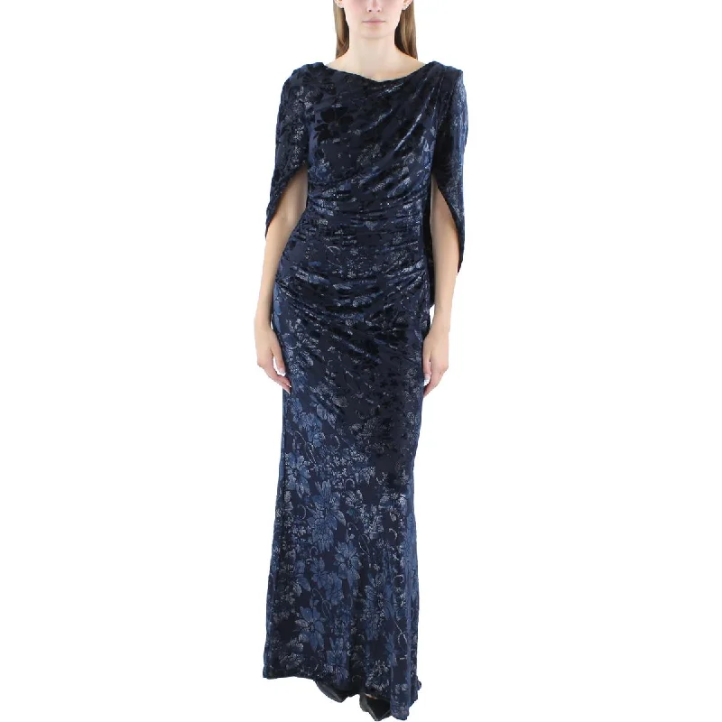 Betsy & Adam Womens Velvet Evening Dress Tunics Exclusive limited