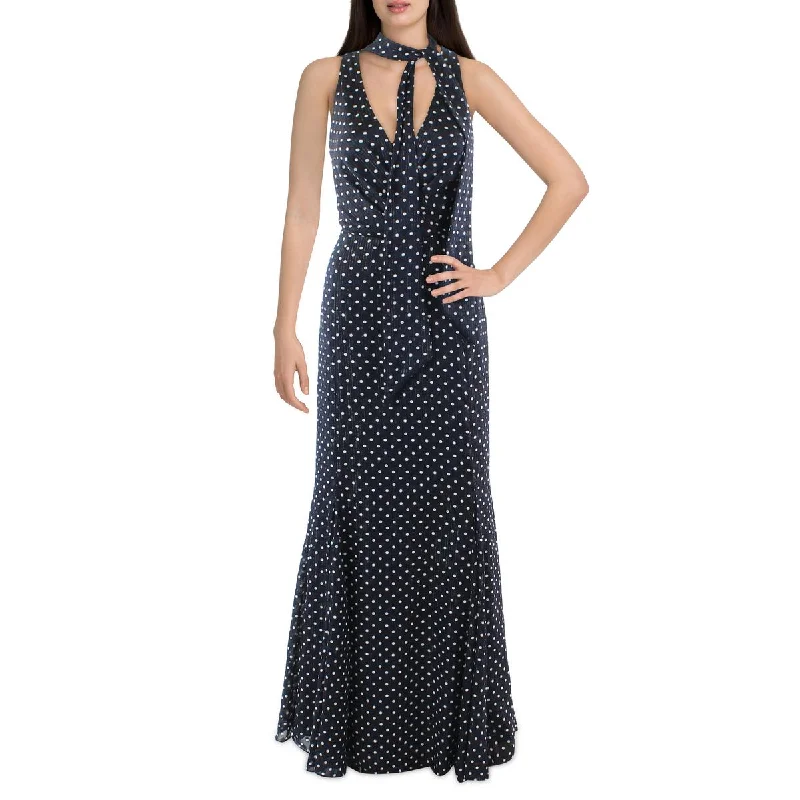 Lauren Ralph Lauren Womens Metallic Maxi Evening Dress Tunics Business professional