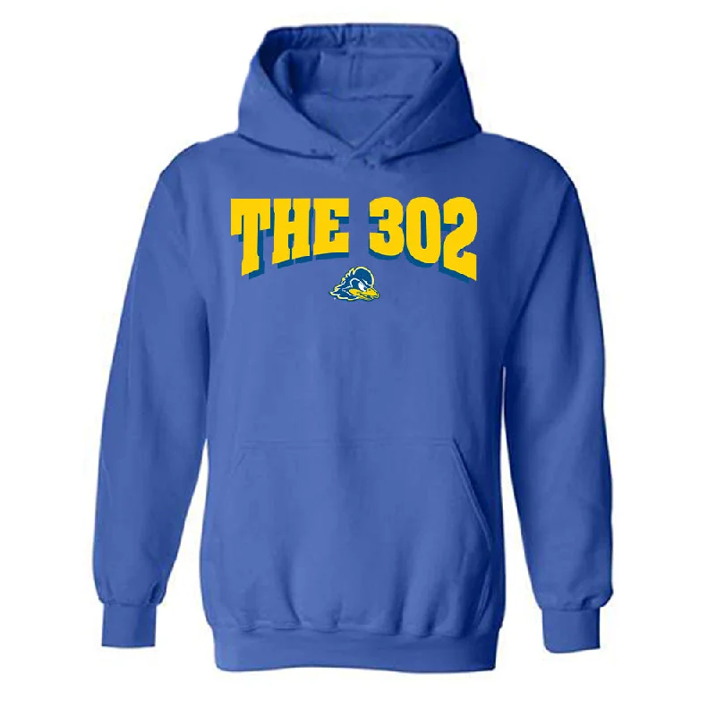 Delaware - NCAA Women's Basketball : Gianna Johnson - Fashion Shersey Hooded Sweatshirt Hoodie with Raw Hem Edgy Unfinished Delaware - NCAA Women's Basketball : Gianna Johnson - Fashion Shersey Hooded Sweatshirt Hoodie with Raw Hem Edgy Unfinished