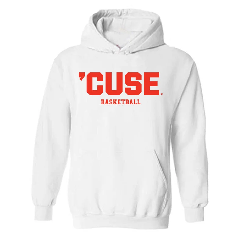 Syracuse - NCAA Women's Basketball : Angelica Velez - Classic Shersey Hooded Sweatshirt Hoodie with Snap Buttons Easy Quick Syracuse - NCAA Women's Basketball : Angelica Velez - Classic Shersey Hooded Sweatshirt Hoodie with Snap Buttons Easy Quick
