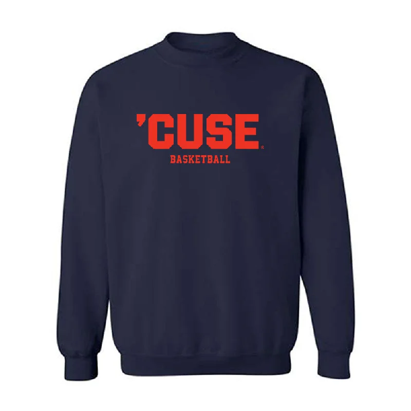 Syracuse - NCAA Women's Basketball : Angelica Velez - Classic Shersey Crewneck Sweatshirt Hoodie with Side Slits Relaxed Casual Syracuse - NCAA Women's Basketball : Angelica Velez - Classic Shersey Crewneck Sweatshirt Hoodie with Side Slits Relaxed Casual