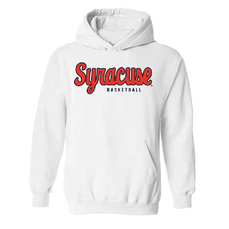 Syracuse - NCAA Women's Basketball : Angelica Velez - Classic Shersey Hooded Sweatshirt Hoodie with Cropped Fit Short Trendy Syracuse - NCAA Women's Basketball : Angelica Velez - Classic Shersey Hooded Sweatshirt Hoodie with Cropped Fit Short Trendy
