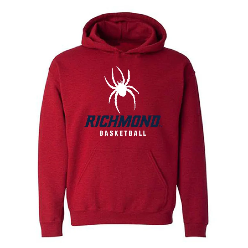 Richmond - NCAA Women's Basketball : Stephanie Ouderkirk - Hooded Sweatshirt Hoodie with Earth Tones Natural Calm