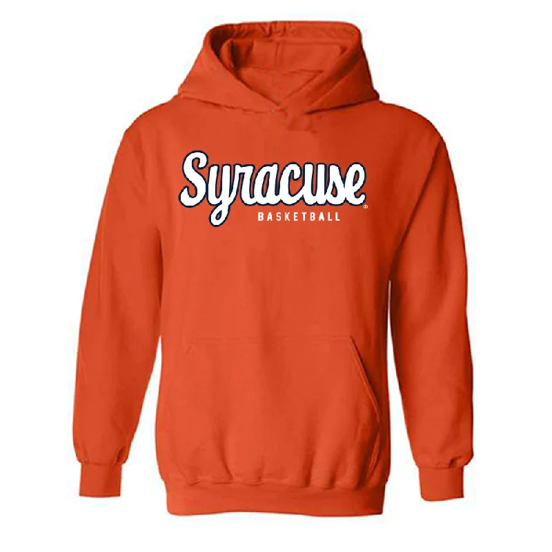 Syracuse - NCAA Women's Basketball : Angelica Velez - Classic Shersey Hooded Sweatshirt Hoodie with Elastic Waist Stretchable Comfortable Syracuse - NCAA Women's Basketball : Angelica Velez - Classic Shersey Hooded Sweatshirt Hoodie with Elastic Waist Stretchable Comfortable