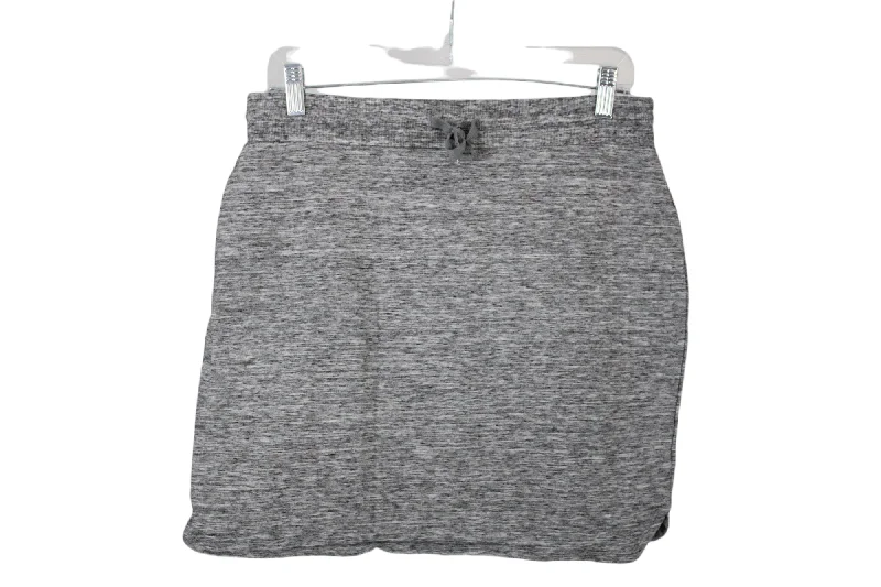 Daily Ritual Heathered Skirt | M ribbed skirt waist