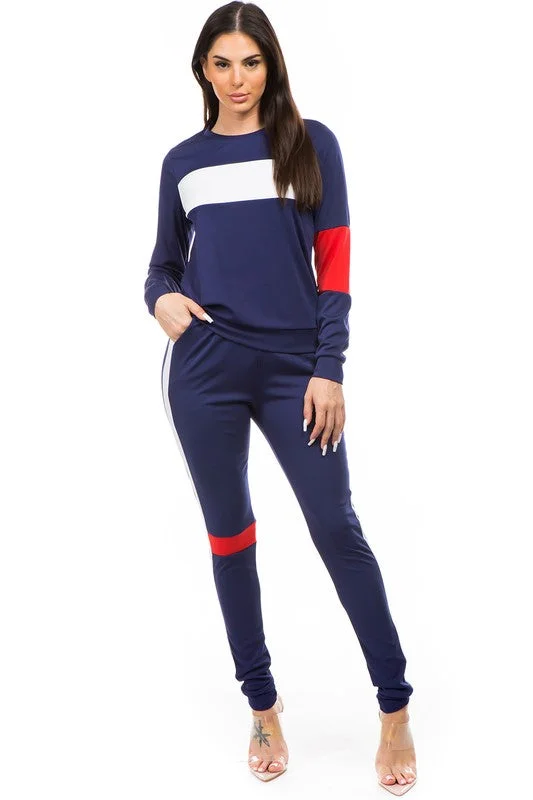 TOP TWO PIECE PANT SET Relaxed Lounge Trousers
