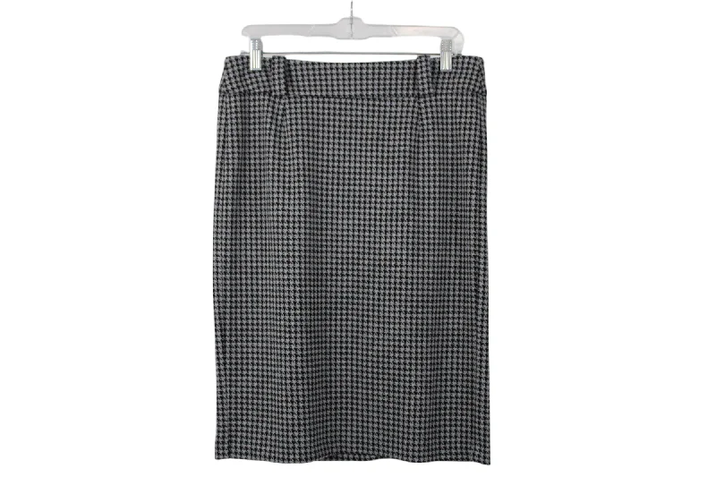 George Houndstooth Skirt | 8 slim fit skirt