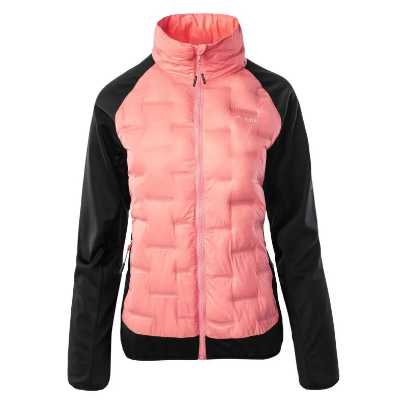 Elbrus Womens Julimar Jacket - Black/Pink Corduroy Jacket Velvet Jacket Brocade Jacket
