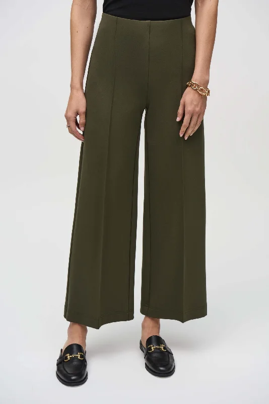 Joseph Ribkoff Iguana Pintuck Pull On Culotte Pants 244210 Casual Yoga Pants