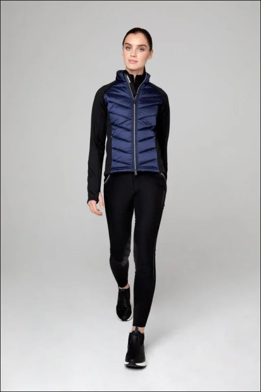 Tesoro Vita Capitana Hybrid Jacket Navy/Black Front Pockets Side Pockets Patch Pockets Tesoro Vita Capitana Hybrid Jacket Navy/Black Front Pockets Side Pockets Patch Pockets