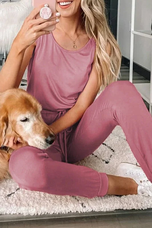 TWO PIECE TANK TOP AND PENCIL SKIRT SET low neck tank