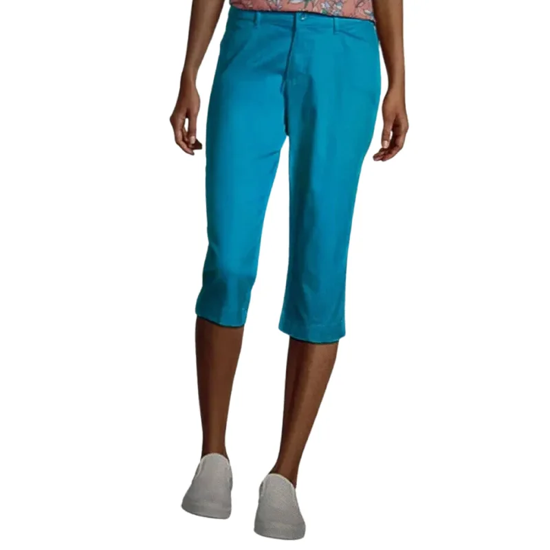 ST.JOHN'S BAY - Capri Pants Chic Faux Leather Pants