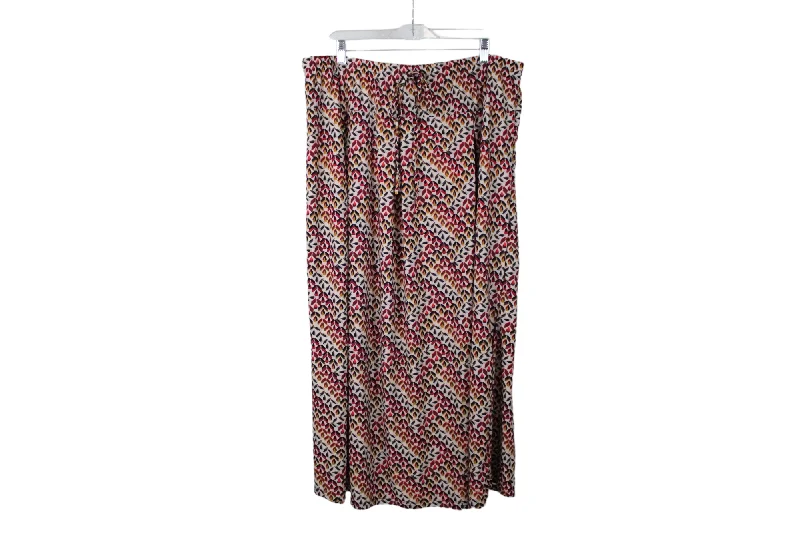 Metrowear Red Skirt | 3X velvet skirt plush