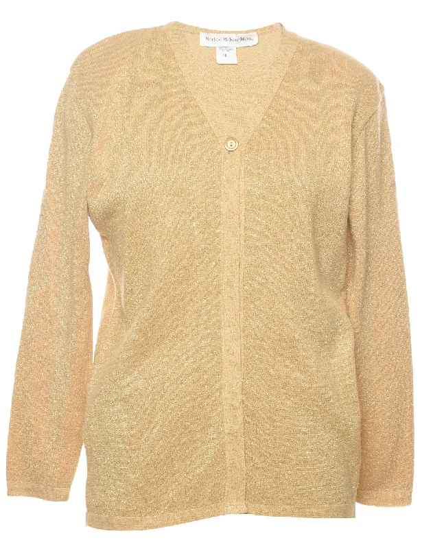 Norton Mc Naughton Cardigan - M Faux Fur Fabric Real Fur Fabric Shearling Fabric