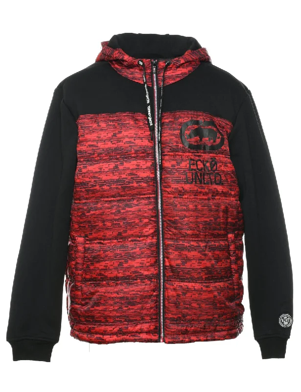 Zip Front Jacket - L Wool Jacket Cashmere Jacket Tweed Jacket