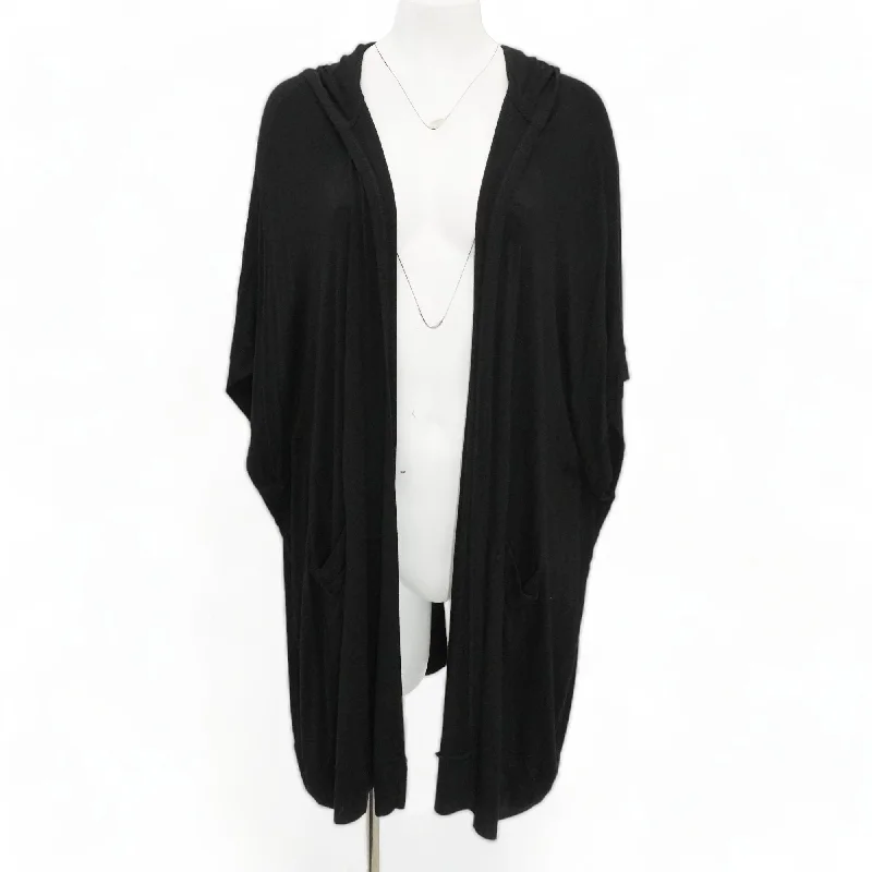 Black Solid Cardigan Sweater Button Cardigan Zip Cardigan Pullover Cardigan