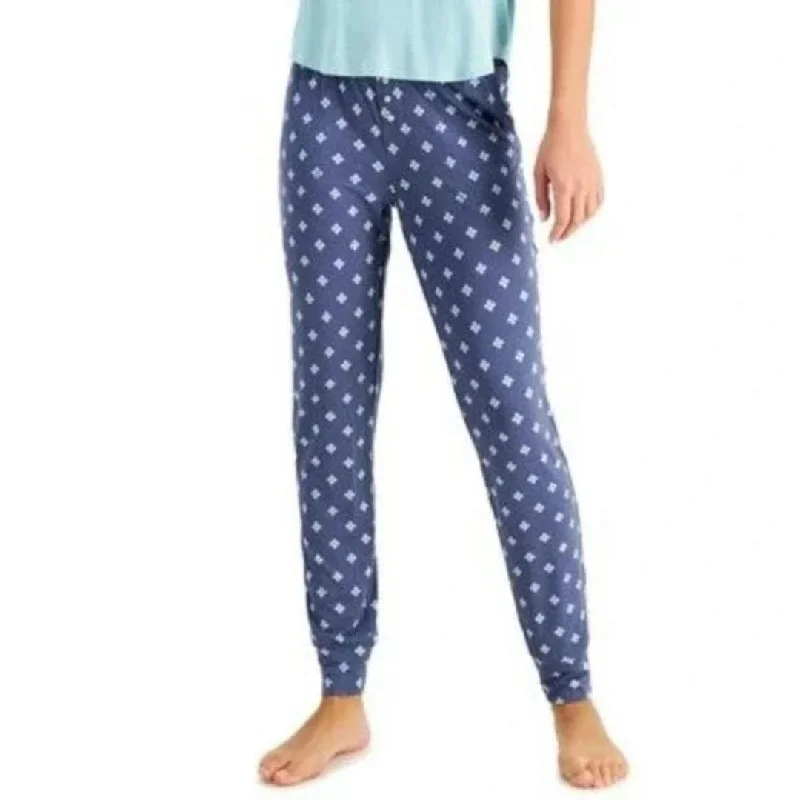 ALFANI - Ultra-Soft Knit Jogger Pajama Pants Modern Bootcut Pants