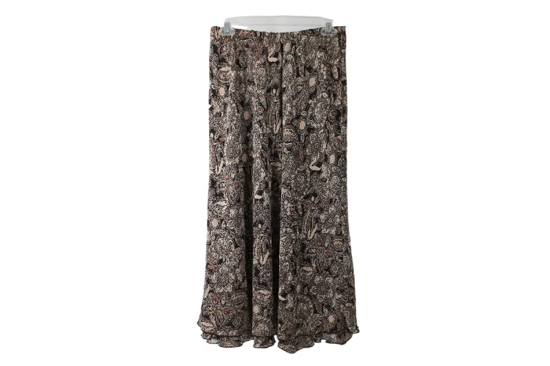 Briggs New York Brown Skirt | M Petite lace skirt delicate