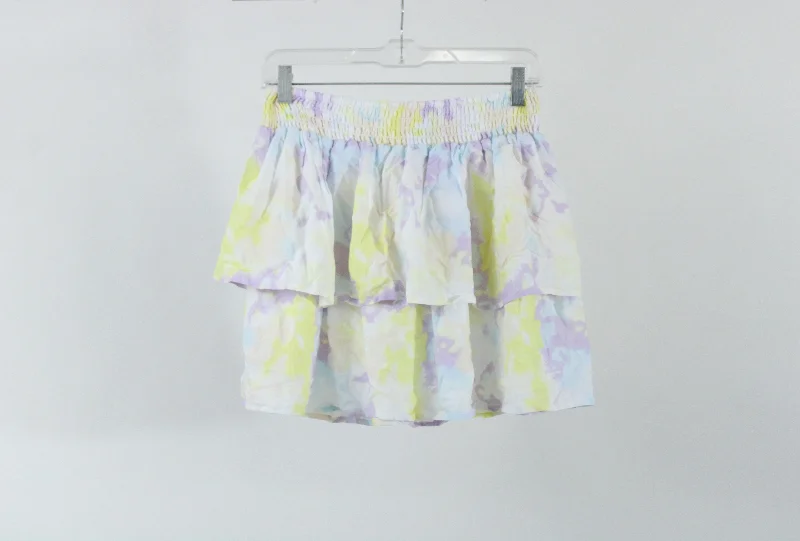 No Boundaries Pastel Tiered Skirt | L summer skirt style