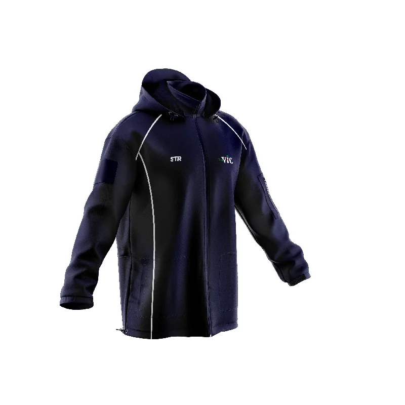 Female Team Vic Soft Shell Jacket Toggled Jacket Drawstring Jacket Belted Jacket