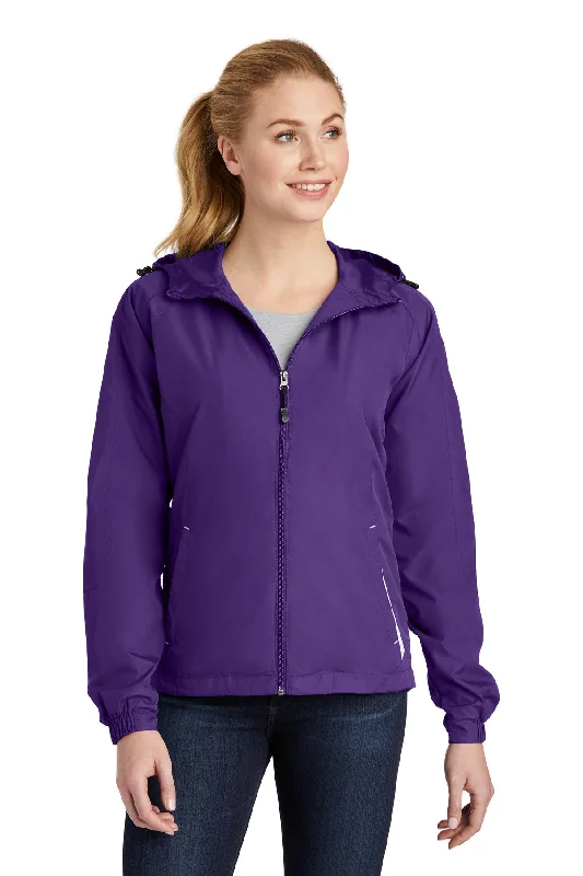 Purple- White