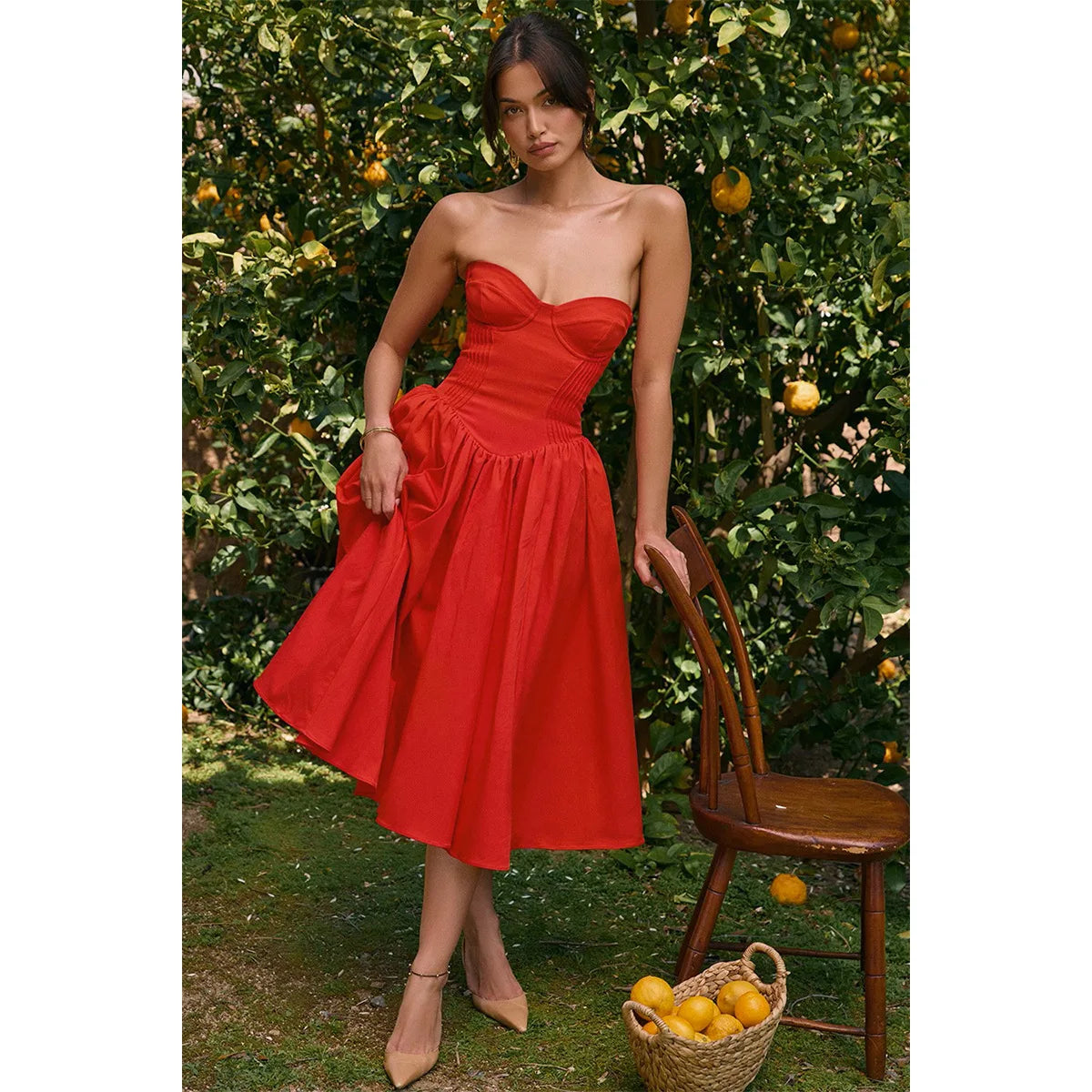 Lunivop Summer Strapless Bodycon Dress 2024 New Arrivals Cotton Red Sexy Party Dresses Fashion Female Clothing Tunics Versatile stylish Lunivop Summer Strapless Bodycon Dress 2024 New Arrivals Cotton Red Sexy Party Dresses Fashion Female Clothing Tunics Versatile stylish