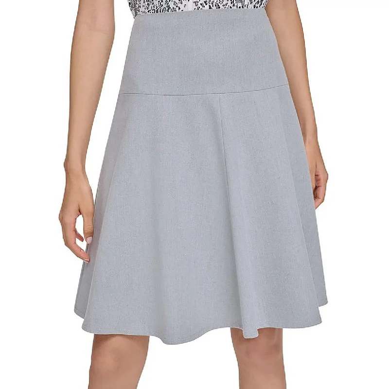 Calvin Klein Womens Lined  A-Line Skirt maxi skirt elegant