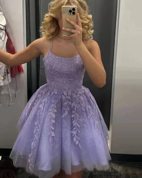 A Line Purple Lace Short Homecoming Dresses,Backless Party Dress Y2107 Off-the-shoulder Bohemian Festive A Line Purple Lace Short Homecoming Dresses,Backless Party Dress Y2107 Off-the-shoulder Bohemian Festive