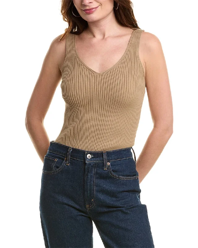 Michael Stars Paige V-Neck Tank essential tank top