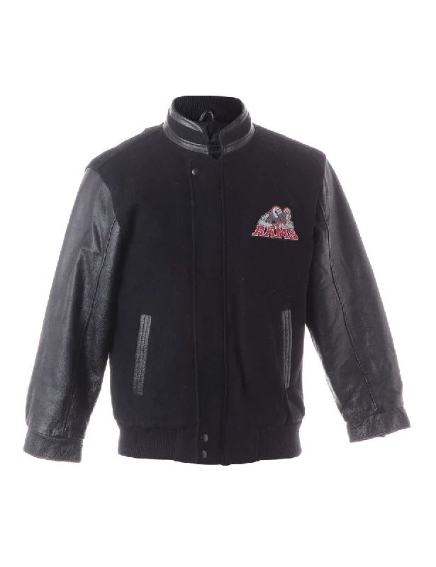 Zip Front Team Jacket Welt Pockets Slit Pockets Flap Pockets