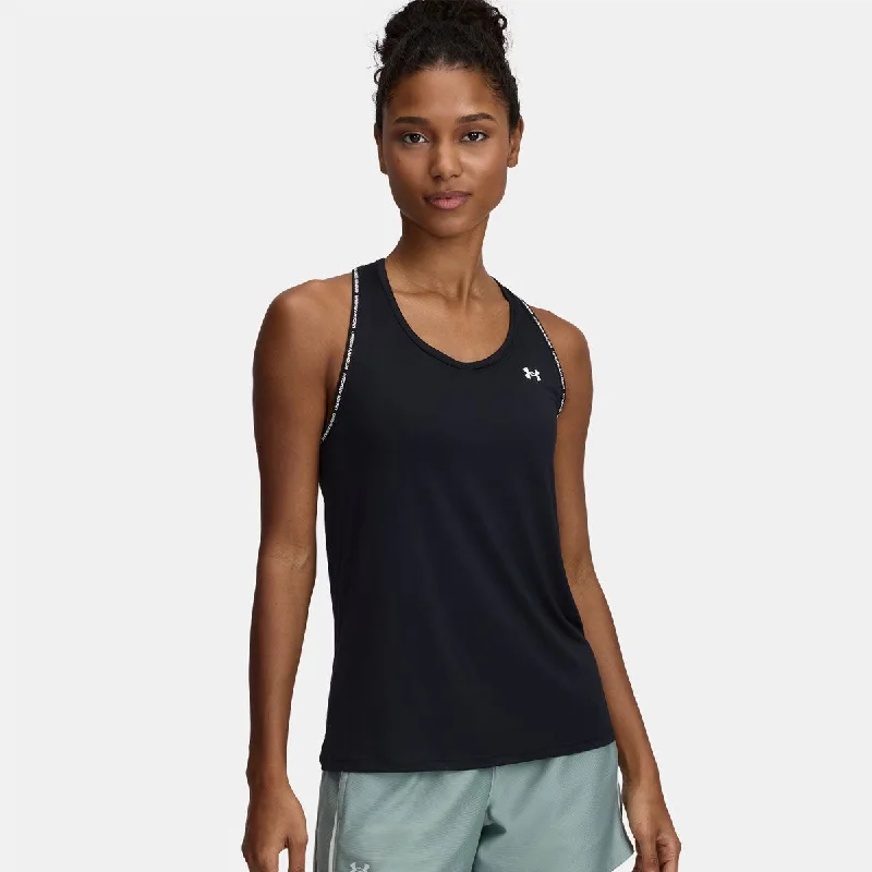 Under Armour Knockout Tank Top - Womens - Black/White relaxed fit tank